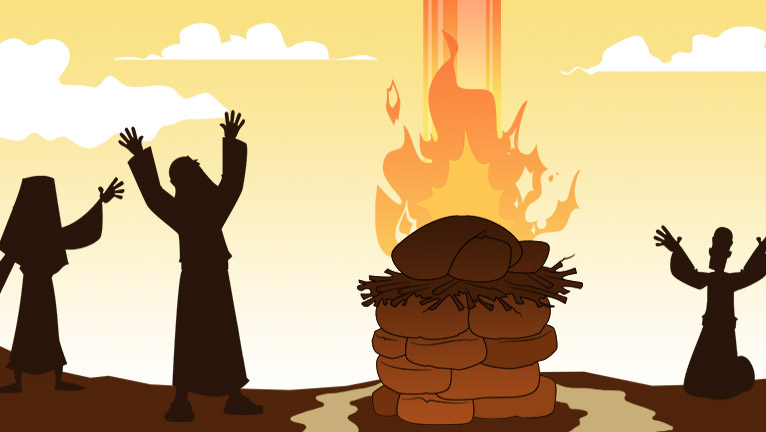 Elijah on Mount Carmel