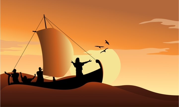Bible Stories from Kids Corner - Jesus Calms the Storm episode artwork